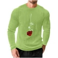 thumbnail image 3 of Ceisia Men Casual Fashion Print Round Neck Pullover Long Sleeve Sweatshirt Gift, 3 of 6