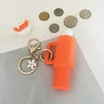 thumbnail image 5 of Detachable Cup Keychain, Mini Cup Keychain, Mini Tumbler Keychain for School Bag Key Ring & Lip Balm（Orange), 5 of 6