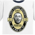 thumbnail image 2 of Mens Curly Porter Beer Three Stooges 100% Cotton Ringer Tee Shirt, 3XL White/Red, 2 of 5
