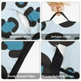 thumbnail image 6 of Light Blue and Black Of Leopard Print Toddler Nap Mats for Kids Preschool,Sleeping Mat Bag or Kids,Toddler Sleeping Bag,Toddler Nap Mat or Daycare, 6 of 6