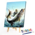 thumbnail image 2 of Wdftyju Pintura al óleo por números Pescadores Kit de artesanía de imagen sin marco para la sala de estar del hogar Wdftyju 6dk1pq7xx4ta3ec0, 2 of 9