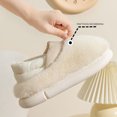 thumbnail image 5 of Aueoeo Orthotic Slippers for Women, Women's Winter House Slippers Memory Foam Soft Comfort Fuzzy Slippers Indoor Slip on Bedroom Shoes, 5 of 6