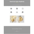 thumbnail image 4 of French Branch Wall Sconces Gold Background Decoration Lighting Nordic Crystal Wall Lamp Bedroom Living Room Corridor Beside Lamp, 4 of 8