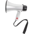 thumbnail image 1 of HAMPPLIES Compact Megaphone Speaker Silver Loud Volume Cheering 1Pcs, 1 of 6