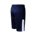 thumbnail image 2 of New Balance Little Boys Side Pockets Logo Active Shorts (Blue, 5-6), 2 of 3