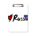 thumbnail image 1 of Portapapeles A4 Unbranded Me encanta Rusia palabra bandera amor corazón ilustración, 1 of 4