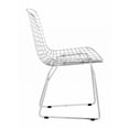 thumbnail image 3 of Wire Dining Chair (Set of 2) Chrome, 3 of 5