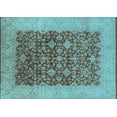 thumbnail image 1 of Ahgly Company Indoor Rectangle Oriental Light Blue Industrial Area Rugs, 8' x 12', 1 of 4
