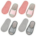 thumbnail image 2 of 4 Pairs Washable Mop Slippers, Floor Cleaning Absorbent Slippers for Men Women, No Bend Over Mop Shoes for Room Kitchen, 2 of 6