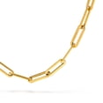 thumbnail image 6 of Hot Paperclip Link Chain Women Necklace Stainless Steel Gold 4 Sizes | Ringified Jewelry, 6 of 7