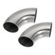 thumbnail image 1 of 2uds 2.25 Pulgadas 90 Grados 1.5mm Grosor Coche Tubo escape Codo, 1 of 1