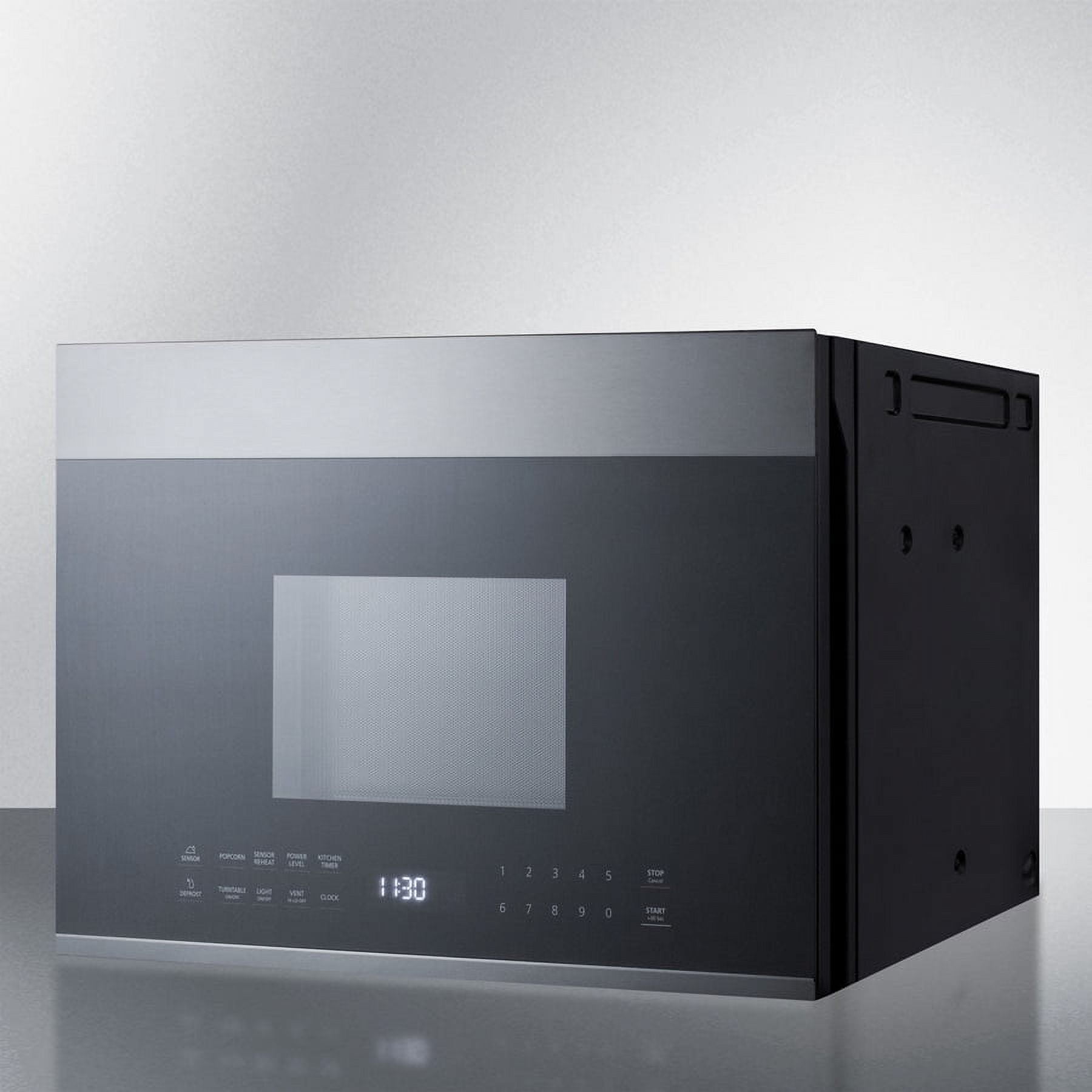 Over-the-Range Microwave, Stainless Steel-Black