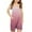 Pink, variant on Lenpel Girls' Rompers Loose Spaghetti Strap V Neck Sleeveless Gradient Short Jumpsuits with Pockets Casual Summer Clothes