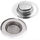 thumbnail image 1 of Juego de 2 coladores de drenaje, fregadero de cocina de acero inoxidable, colador de filtro para fregadero de ducha, bañera, colador de drenaje de 2 piezas, diferentes tamaños para desagüe de ducha, 1 of 6