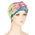 thumbnail image 3 of MESSUEN Beanie Hat Turban for Women Sun Hats Hair Turban Women's Sun Hat Headscarf Fashion Head Scarf Pink One Size, 3 of 3