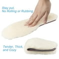thumbnail image 4 of Endoto 2 Pairs Replacement Insoles for Women Slipper and Boot Shoes, Sheepskin Insole Inserts for Foot Warm(Color:Pink,Size:Women8-EU39), 4 of 7