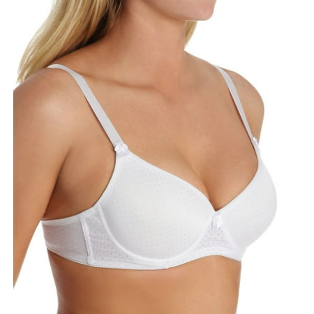 

Women s Carnival 503 Seamless Full Coverage T-Shirt Bra (White 34D)