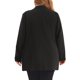 thumbnail image 3 of Blazers de mujer de tallas grandes Agnes Orinda con solapa y botones, chaquetas de trabajo con bolsillos, blazer 4X negro, 3 of 6