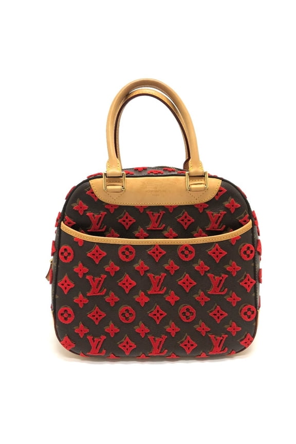 Pre-Owned LOUIS VUITTON M40922 Monogram 3D Tufftage Deauville Cube Handbag in Canvas, Women's,...