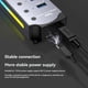 thumbnail image 5 of USB 3.0 Hub,7-Port RGB Hub with LED Strip,Aluminum Case Hub EU Plug, 5 of 5