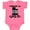 Hot Pink, variant on Inktastic Someone in Utah Loves Me Vacation Boys or Girls Baby Bodysuit