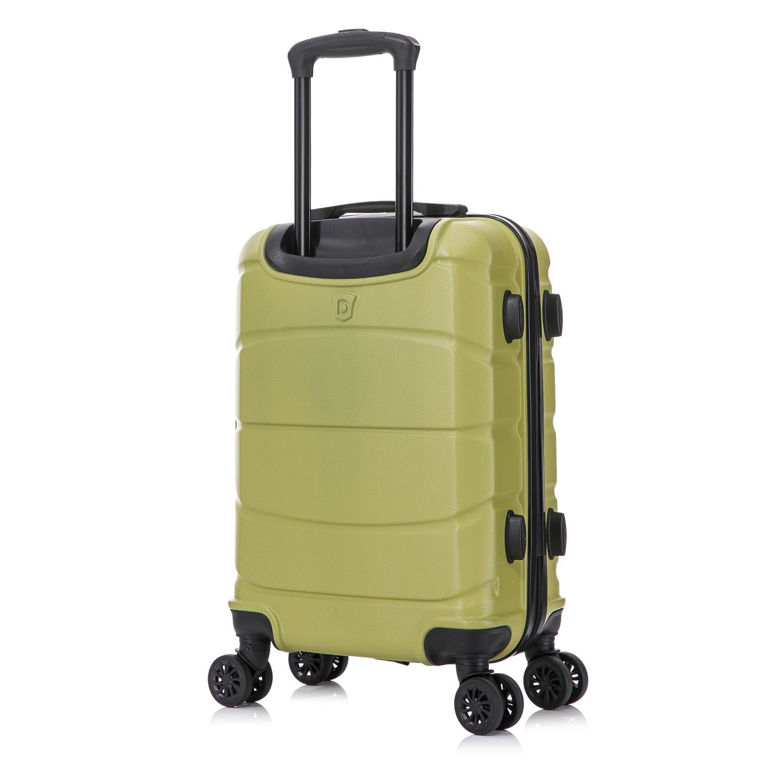 DUKAP SENSE 20" Hardside Lightweight Carry On Luggage with Spinner Wheels, Handle and Trolley, Green