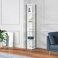 thumbnail image 4 of Furba 5 Tier Bookshelf 67 Inch Tall Bookcase Shelf Storage Organizer | Modern Book Shelf, 4 of 7
