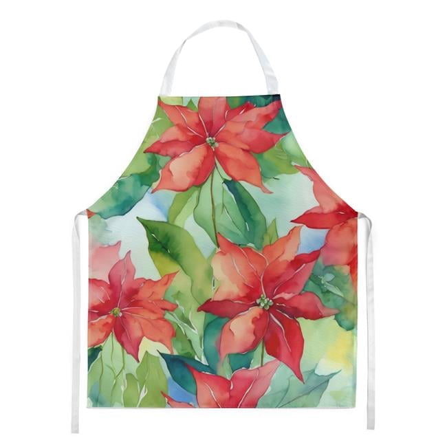 Hydrangeas in Watercolor Apron 27 in x 30 in