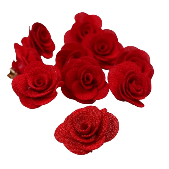 10PCS Rose Metal Hair Clips Barrettes for Women Girls Daily Styling Party Travel Accessories