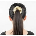 thumbnail image 4 of 1 Pc Hair Silk Scrunchies,Fashion Soft Hair Tie,Pure Color Hair Accessory,Elastic Hair Bands Scrunchy Hair Tie,Ponytail Rope for Women (Beige), 4 of 5