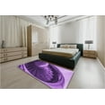 thumbnail image 4 of Ahgly Company Indoor Square Patterned Tyrian Purple Area Rugs, 6' Square, 4 of 6