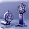 thumbnail image 6 of Needhep Cooling Personal Fan,Collapsible Fan for Traveling, Portable Oscillating Fan for Travel, Battery Operated Fans Portable, Small Clip Fan (Blue), 6 of 9