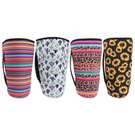 

4Pcs Neoprene Thermal Cup Sleeves Practical Vehicle-mounted Bottle Covers