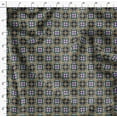 thumbnail image 4 of Soimoi Georgette Viscose Fabric Check & Geometric Print Fabric by The Yard 42 Inch Wide, 4 of 5