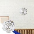 thumbnail image 5 of JingChun 1Pc Ceramic Flower Wall Decoration Hand Made Ceramic Wall Flower Decoration White Home Decor Accents, 5 of 6