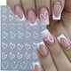 thumbnail image 5 of Pegatinas para decoración de uñas BSBTBZ 3D con forma de corazón de amor para San Valentín, 6 unidad, 5 of 9