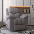 thumbnail image 6 of SCUQI Power Recliner Chair Electric Recline Sofa Chair Comfy Faux Microsuede Adjustable Cloud Sofa with USB Port Tool-Free Setup for Adults (Deep Gray), 6 of 6