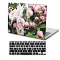 thumbnail image 1 of KSK KAISHEK Compatible MacBook Pro 15" Case 2019-2016 Release Model A1990 A1707, Plastic Hard Shell Case + Black Keyboard Cover, Rose series 0486, 1 of 5