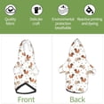 thumbnail image 5 of Bingfone Rabbit And Squirrel Dog Clothes Hoodie, Pet Winter Coat,Puppy Sweatshirts for Small Dogs Boy Girl,Suitable for All Breeds-X-Small, 5 of 6