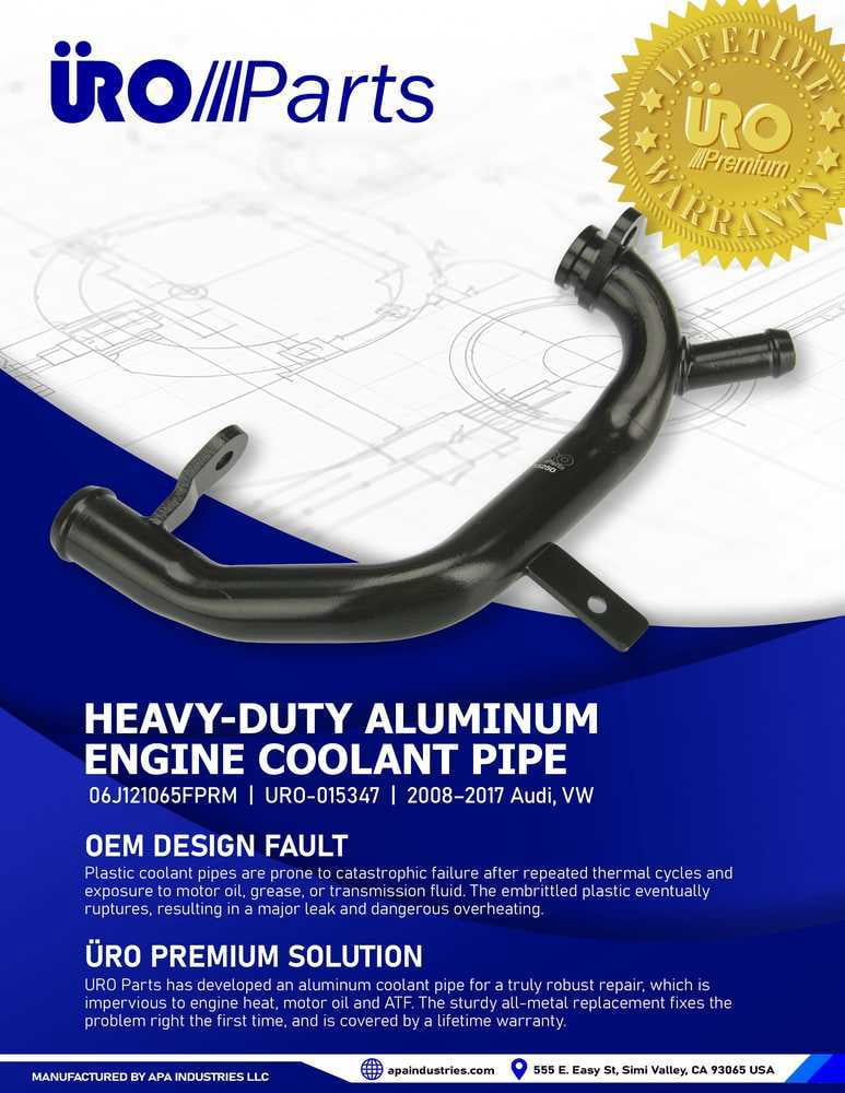 URO Parts 06J121065FPRM Heavy Duty Aluminum Upgrade, Welded Mounts