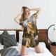 thumbnail image 5 of Balery Cute Prairie Sheep Herd Conjunto de Pijama para Mujer con Estampado, Dos Piezas de Manga Corta y Shorts, Ropa de Dormir Suave con Cuello Redondo y Bolsillos-XX-Large, 5 of 6