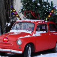 thumbnail image 3 of Reno Rudolf para coche, disfraz de reno, decoración navideña para camión, furgoneta, todoterreno, con cola de 45 cm, cuernos de reno marrones para rejilla, color rojo y marrón, 3 of 5