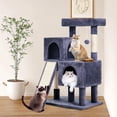 thumbnail image 3 of FDW Cat Tree for Indoor Cats 36" Cat Tower Multi-Level Indoor Cat Play Condo House with Scratching Posts, Spacious Perch,Dark Grey, 3 of 8