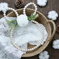 thumbnail image 6 of Nkmbld Easter Wreaths for Front Door, Easter Bunny Wooden Bead Wreath Wall Decor Holiday Arrangement for Outdoor Courtyards Rustics Hanging Ornament, 6 of 9