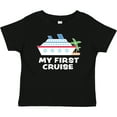 thumbnail image 3 of Inktastic My First Cruise with Cruise Ship and Palm Trees Boys or Girls Baby T-Shirt, 3 of 5