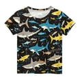 thumbnail image 6 of Toddler Boys' Short Sleeve Tees Cotton Casual Graphic Crewneck Summer Top Clothes T-Shirts, 6 of 6