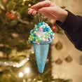 thumbnail image 4 of TUITOONM Cute Ice Cream Ornaments Sweet Dessert Themed Christmas Tree Decoration Pendant Hanging Ornaments Window Room Party Props Festival Winter Decor, 4 of 5