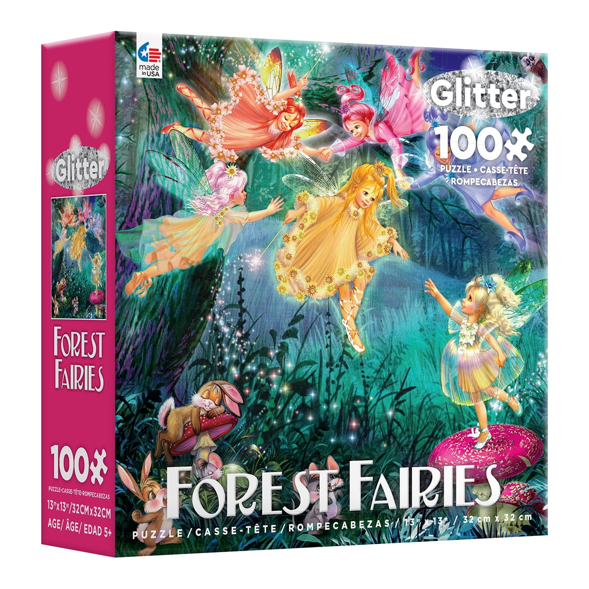 300 Pieces DIY Jigsaw Fairy Forest Princess Puzzle Game Educational Toys Gifts 