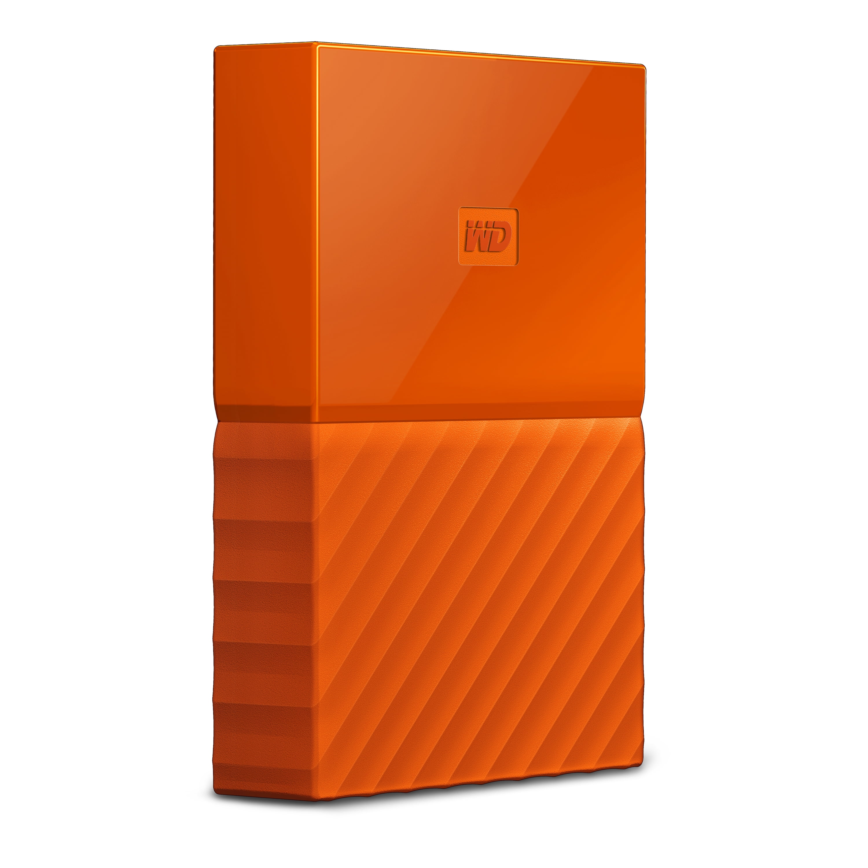 WD 4TB Orange My Passport  Portable External Hard Drive USB 3.0 WDBYFT0040BOR-WESN