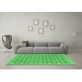 thumbnail image 3 of Ahgly Company Indoor Rectangle Abstract Emerald Green Modern Area Rugs, 3' x 5', 3 of 4